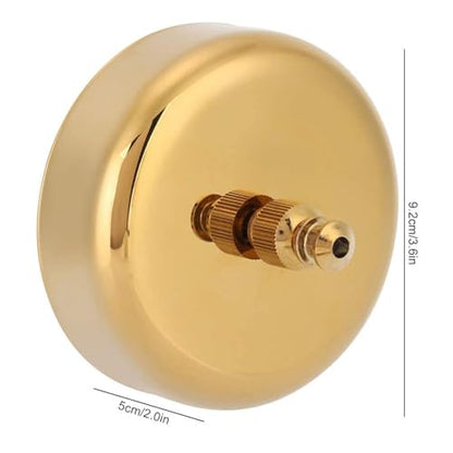 Retractable Clothesline, Wall Mounted Adjustable Clothing Rope for Shower Room Bathroom Laundry Chrome Finish Round Style Chrome Finish 2.8M (Gold) - color: Gold