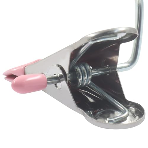 Stainless Steel Boot Hangers Clips, 15 Pack, Pink - color: Pink