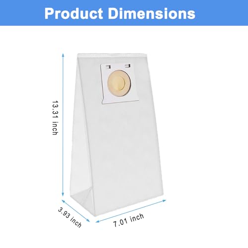 10 Pack IB600 HEPA Replacement Intuition Vacuum Bags for Kenmore Intuition Upright Vacuum Cleaner for Kenmore BU4022 BU4050 BU4020 BU4018 BU3040 Vacuum Cleaner