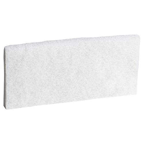 3M Commercial 4-5/8X10 Wht Clean Pad (Pack of 5) 8440 Scrub Pad