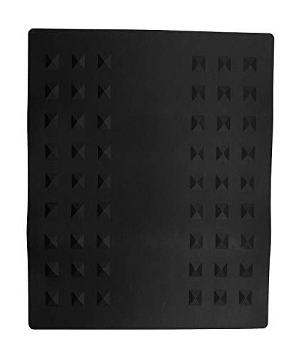 Colortrak Heat-Resistant Styling Station Mat, 9" x 11", Black, 2 Pack - size: 9x11 Inch (Pack of 2)