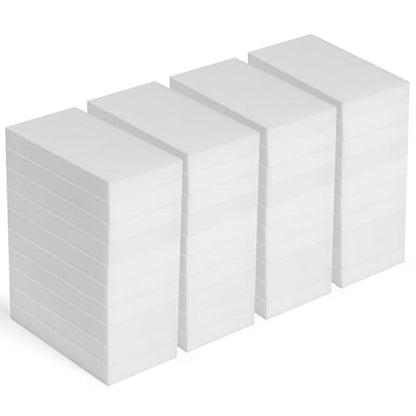 40PCS Melamine Sponge Magic Eraser Sponge in Bulk Small Cleaner Pads Melamine Pads for Dishes Cleaning Eraser for Kitchen, Bathroom, Toilet - 16x8x2cm (32 Small Pieces of Each Pack) - size: 40 Pack (6.3 x 3.1 x 0.8 inches each)