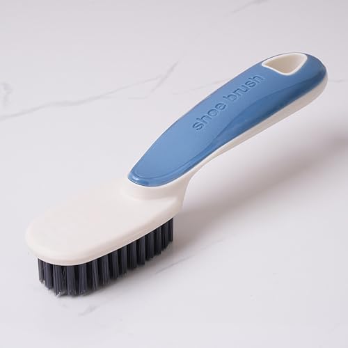 1pc Scrubbing Brush Soft Bristle Laundry Clothes Shoes Scrubber Brush Portable Plastic Hands Cleaning Brush for Kitchen Bathroom（Blue） - color: Blue