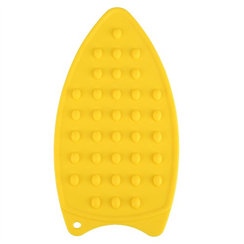 Silicone Rest Pad, Protective Surface for Mini Iron Pad Protection Ironing Rest (Yellow) - color: Yellow