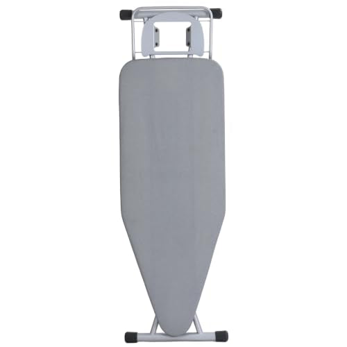 Ironing Board with Heat Resistant Cover and Thicken Felt Pad (Grey C) - color: Grey C