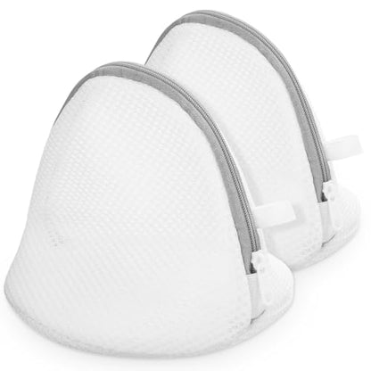 Zipper Laundry Bag 2 Pack Mesh Laundry Bag for Delicates Lingerie Wash for Underwear Fine Mesh Washer for Machine Washing 6.69 X 5.90 X 5.90 in