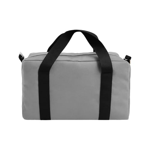 Small Tool Bag, Close Top Wide Mouth Tool Organizer Bag, Large Tool Bags - color: Gray, size: 20 Inch