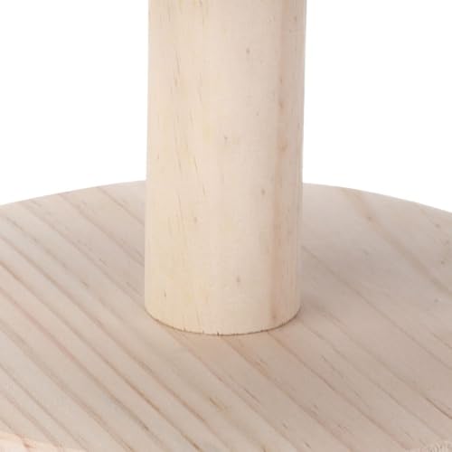 Tabletop Mini Ironing Board, Portable Small Wood Ironing Board with Cotton Cover, 11.02 x 5.91 in, Blue, for Home Sewing Travel(Round Ironing Stool) - style: Round ironing stool