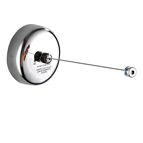 BESy Retractable Clothesline Indoor Laundry Line Clothes Washing Shower - color: Polished Chrome, size: Round (Drill)