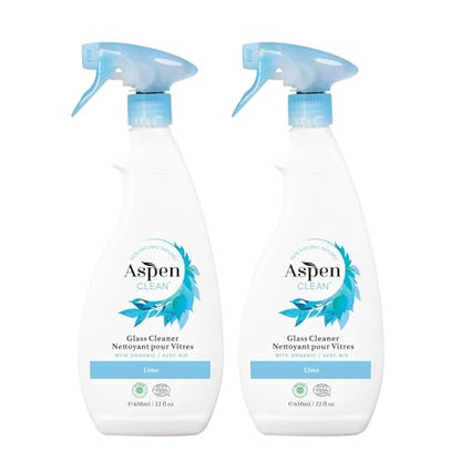 AspenClean Glass Cleaner Spray | 22 oz - Pack of 2