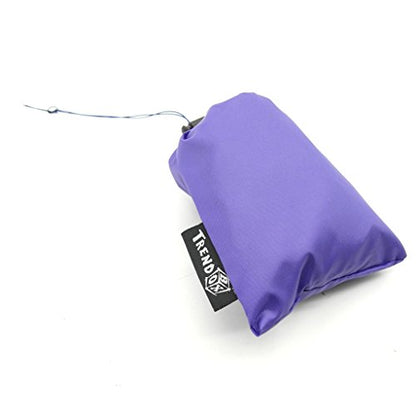 TRENDBOX Foldable Wash Basin Sink Water Bag Portable Mini 8.5L for Footbath Camping Hiking Outdoor Durable Design - color: Purple
