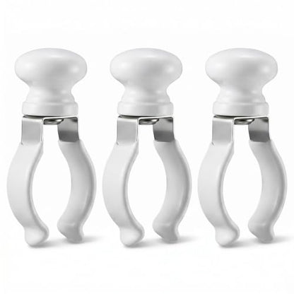 3 Pcs Kitchen Towel Clips for Oven Handle, Heat Resistant Towel Clips for Kitchen with Strong Grip for Thick Towels & Kitchens Linens, Towels Clip Holders for Microwave, Oven, Dishwasher