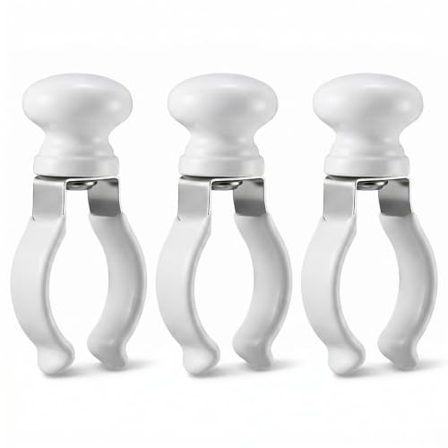 3 Pcs Kitchen Towel Clips for Oven Handle, Heat Resistant Towel Clips for Kitchen with Strong Grip for Thick Towels & Kitchens Linens, Towels Clip Holders for Microwave, Oven, Dishwasher
