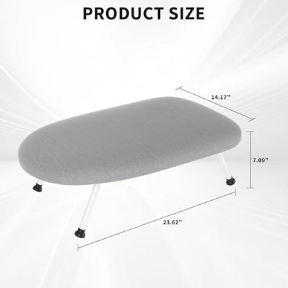 Small Ironing Board, 24"x14" Foldable Legs and Portable - color: Gray, size: 24"x14.5"