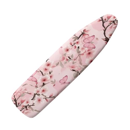 Flashideas Cherry Blossom Ironing Board Cover with Hook and Loop Adjustable Fasteners Ironing Board Covers Protective Scorch Resistant Universal Fit Easy Install Clean - color: Cherry Blossom 1
