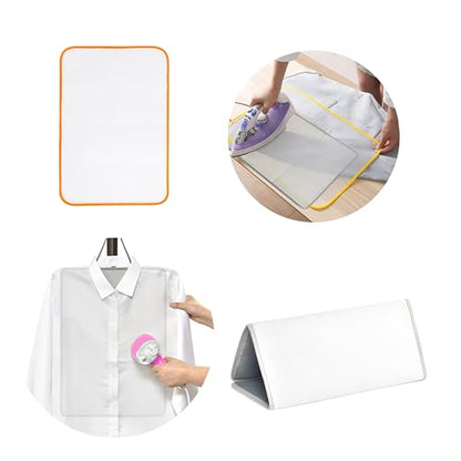 Mini Ironing Mat with Mesh Pad, Foldable & Portable - size: 19.9"L x 14.2"W