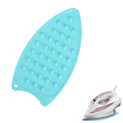 Silicone Rest Pad, Protective Surface for Mini Iron Pad Protection Ironing Rest (Cyan) - color: Cyan