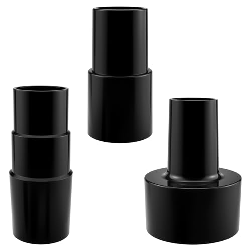 3Pcs Universal Vacuum Hose Adapter Kit, Multi-Size Adapters
