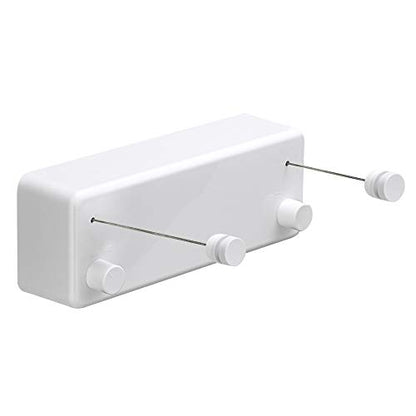 BESy Retractable Double Clothesline Laundry Indoor Washing Clothes Line - size: Double Rope, style: White