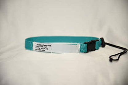 Laundry Loop with Sock Snare, Premium Turquoise Laundering Strap - color: Turquoise, size: 1 Strap