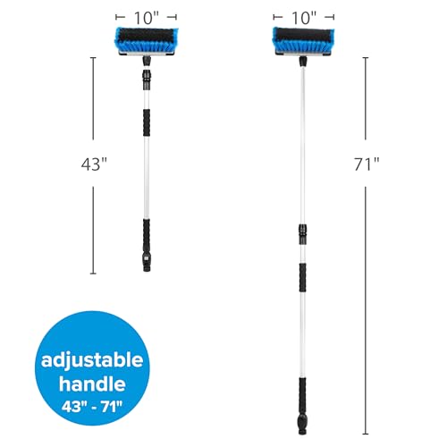 Camco RV Flow-Through Wash Brush - style: Premium