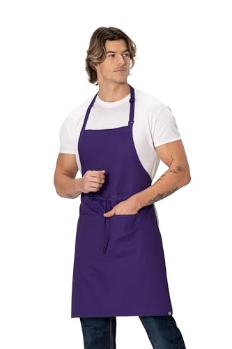 Chef Works Unisex Butcher Apron - color: Purple