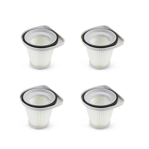 Amazon Basics Washable Replacement Filters for 2-in-1 Corded Stick Vacuum Cleaner ONLY (not for Other Models), 4-Pack, White - style: Filters only