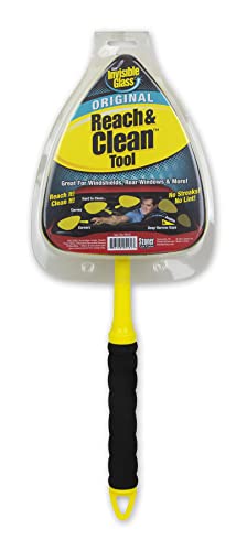 Invisible Glass 95161 Reach and Clean Tool (1-Piece) - Window Wand Glass Cleaning Tool for Windshields, Cleaner for Auto Glass, Hard-to-Reach Places