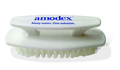 Amodex Laundry Brush for Stains on Clothes, Use with Amodex Stain Remover to Remove Ink, Sharpie, Makeup, and More, Soft Bristled Brush for Stain Removal Even on Delicate Fabrics and Skin