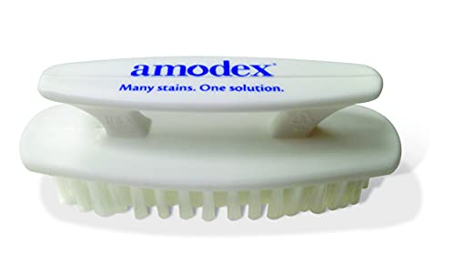 Amodex Laundry Brush for Stains on Clothes, Use with Amodex Stain Remover to Remove Ink, Sharpie, Makeup, and More, Soft Bristled Brush for Stain Removal Even on Delicate Fabrics and Skin