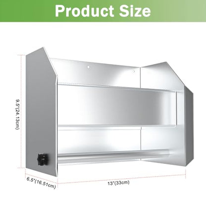 woiron Aluminum Hand Cleaning Station Organizer Bracket (Silver) - color: Silver