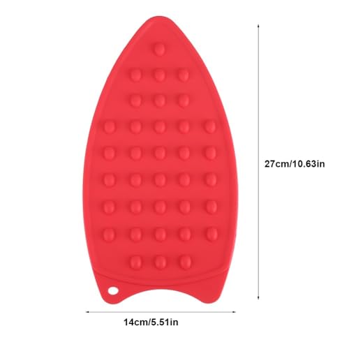 10.6x5.5 Inch Silicone Ironing Mat for Hot Iron Reusable Foldable Heat Resistancs Non-Slip Pad Food Grade Silicone Rest Pad for Table Protection