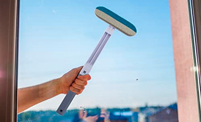 Lint Brush Window Screen Cleaning Brush Mesh Screen Brush with Long Handle, 2 Pack