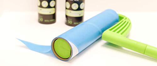 Leo 10-Inch Wide Lint Roller Refills, 3 Rolls with 50 Sheets Each (150 Sheets Total), Extra Sticky Pet Hair Remover for Carpet & Furniture - size: 3 Refill Rolls
