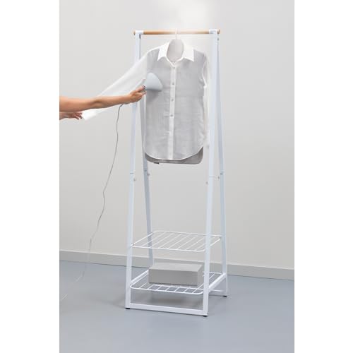 Brabantia - Foldable Steam Board - for High Pressure Clothes Steaming - Solid Heat Resistant Surface - Versatile Hanging Hook - Easier Steaming with Handheld Steamers - 36 x 16 inches - Gray - color: Gray, style: Foldable Steam Board