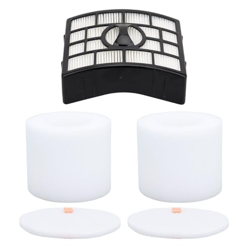 Vacuum Filters Replacement for Shark Rotator Powered Lift-Away Vacuum NV650 NV650W NV651, NV652 NV750W NV751, NV752 NV831 NV835 AX950 AX951 AX952 ZU632 AZ1000W AZ1002 AZ1002BRN # XFF650 & XHF650 - color: For NV650 etc-1 HEPA Filter, 2 Foam & 2 Faux Felt F