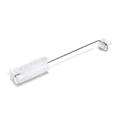 Hummingbird Feeder Cleaning Brush - Dual Purpose-Head - 14" x 1.7" - Long Bottle & Tube Cleaner, Dishwasher-Safe Bristles, Removes Nectar Residue from Nozzle & Narrow Feed Socket by FryOilSaver Co