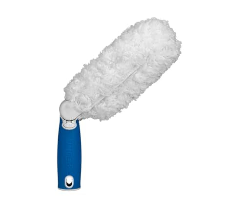 Unger Wide Blind Duster – Adjustable Head Blind Cleaner Duster Tool, Household Ceiling Fan Duster for Dust, Pet Dander, Cobwebs