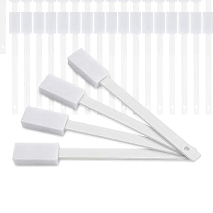 50Pcs Disposable Crevice Cleaning Tool, White Crevice Cleaning Brushes for Small Spaces, Narrow Gap Brush for Keyboards, Grooves, Tracks, Corners and Detail Cleaning