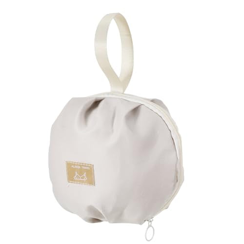 Travel Underwear Organizer Bag, Multi Compartment Packing Cubes for women, Ivory White Portable Luggage Organizer Bags for Carry on Clothes, Bras, and Accessories, Ideal for Suitcases and Carry-Ons - color: Ivory White
