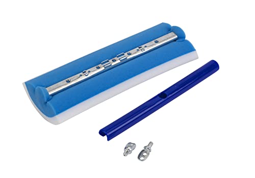 Mr. Clean Magic Eraser Roller Floor Mop Foam Refill Head with Water-Activated Micro-Scrubbers, White/Blue - style: Refill