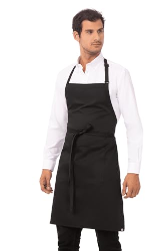 Chef Works Unisex Butcher Apron - color: Black