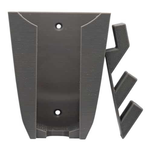 Wall Mount for Bissell Pet Hair Eraser + Bonus Accessory Holder – Fits 2390, 2390A, 2284W, 23903, Auto-Mate – 3D-Printed Vacuum Dock (Gray) - color: Gray
