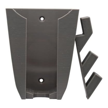 Wall Mount for Bissell Pet Hair Eraser + Bonus Accessory Holder – Fits 2390, 2390A, 2284W, 23903, Auto-Mate – 3D-Printed Vacuum Dock (Gray) - color: Gray
