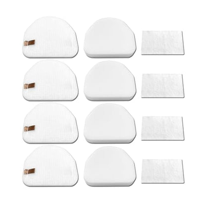Filter Replacements Compatible with Shark Vacuum NV100 NV100C NV105 NV106 NV200 NV201 NV202 UV300 NV450 NV480 NV481 NV482,NV100 26,NV105 26,4-Sets Foam & Felt Filters,Replace Part # XFF450 & XFL100