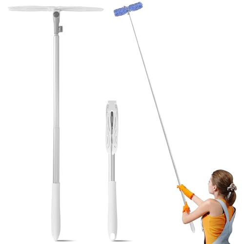 Duster Extended Handle & Long Duster, Compatible with Swiffer, 65.7"