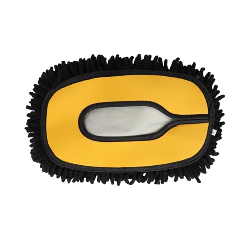 Car Wash Brush Replacement Head Cover, Soft Microfiber Car Wash Mop Head Suitable for 15° Curved Pole CarCleaning Mop (Only Head Cover)