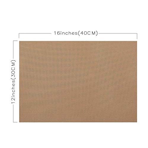 3 Pack PTFE Teflon Sheet 12 x 16" and 3 Rolls 10mm X 33m Heat Resistant Sublimation Thermal Tape for Heat Press Transfer,Non Stick Paper Reusable Craft Mat,Protects Iron,for Machines - size: 12 x 16 inch