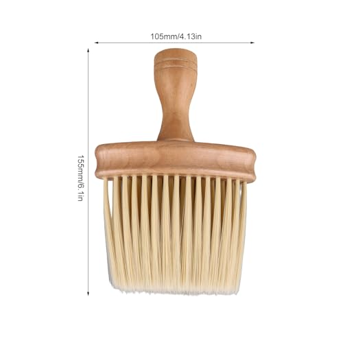 Keyboard Brush, Stable Woodeen Instrument Dust Brush, Portable Dusting Brush Easy to Use, Suitable for Keyboards, Pianos, Synthesizers, Guitar Accessories, 4.1 x 6.1in