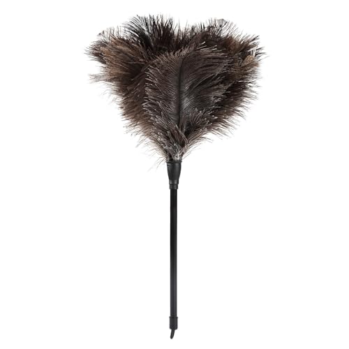 Natural Ostrich Feather Duster 14.9 inch Fluffy Mini Dusters - color: Natural-a-1pcs